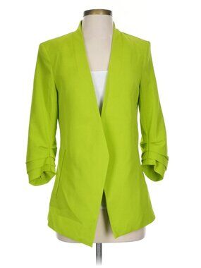 Rachel Zoe TJX Lime Green Open Blazer - XS